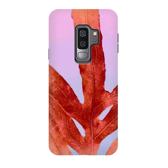 Galaxy S9 plus StrongFit Red Fern Pantone by ANoelleJay