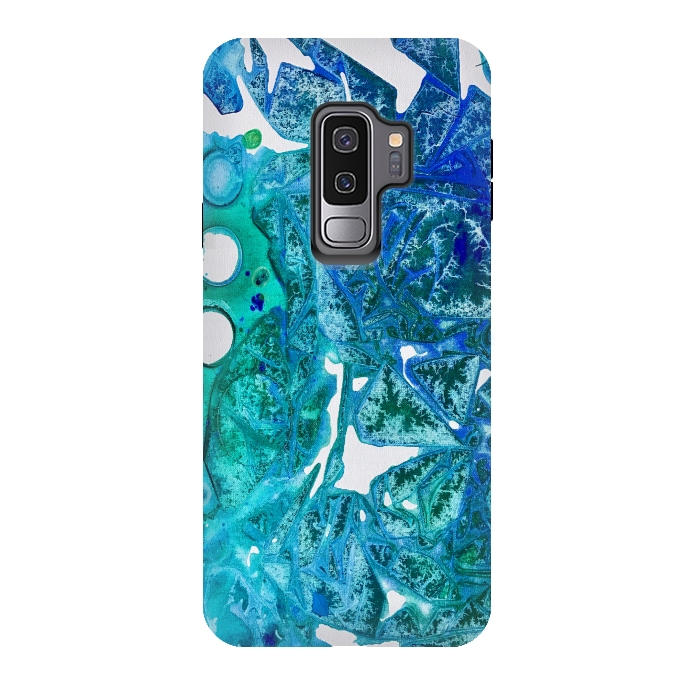 Galaxy S9 plus StrongFit Sea Leaves by ANoelleJay