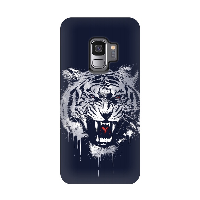 Galaxy S9 StrongFit Melting Tiger by Steven Toang