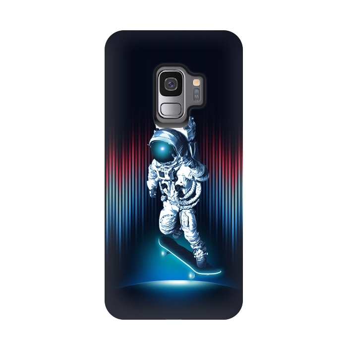 Galaxy S9 StrongFit Space Skater by Steven Toang