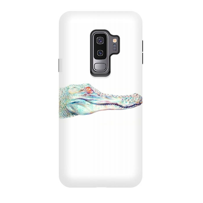 Galaxy S9 plus StrongFit Albino Aligator by Brandon Keehner