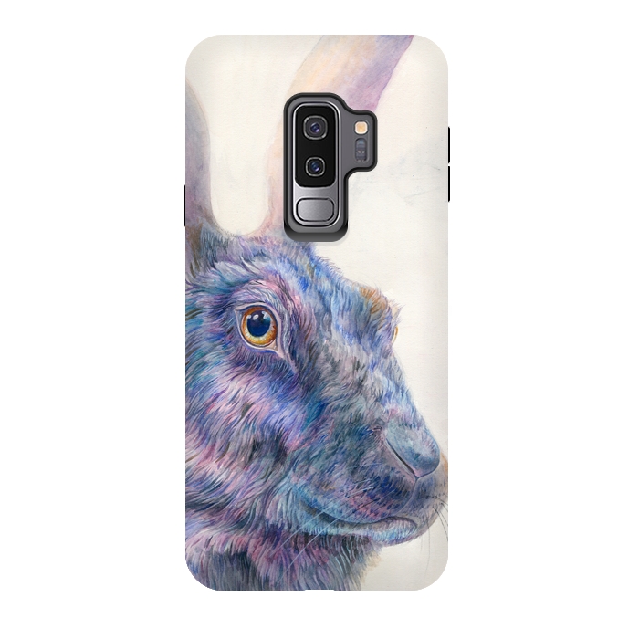 Galaxy S9 plus StrongFit Black Rabbit by Brandon Keehner