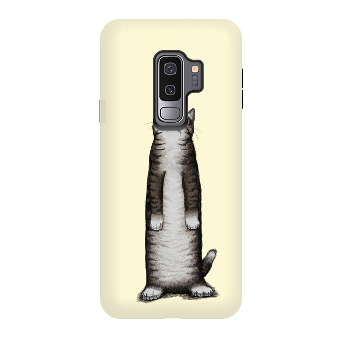 Galaxy S9 plus StrongFit Look Cat by Tummeow