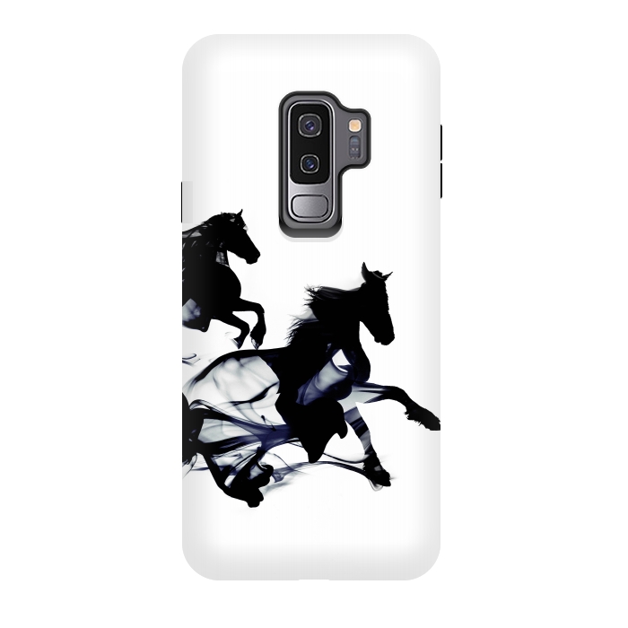 Galaxy S9 plus StrongFit Black Horses by Róbert Farkas