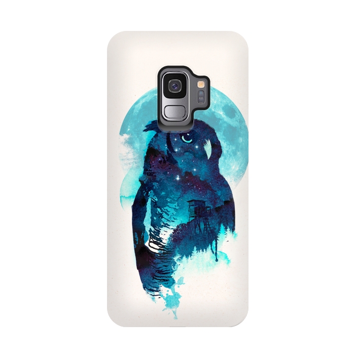 Galaxy S9 StrongFit Midnight Owl by Róbert Farkas