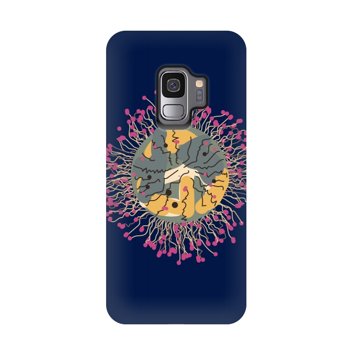 Galaxy S9 StrongFit Meduse-fleur by Parag K