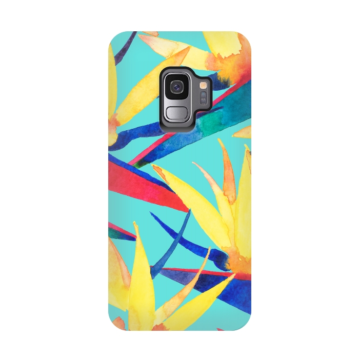 Galaxy S9 StrongFit Summer Tropics by Amaya Brydon