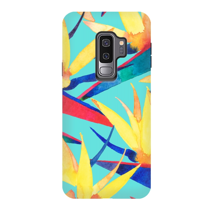 Galaxy S9 plus StrongFit Summer Tropics by Amaya Brydon