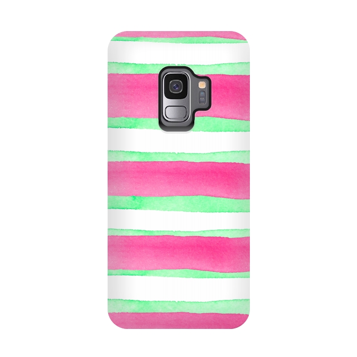 Galaxy S9 StrongFit Peppermint Candy by Amaya Brydon