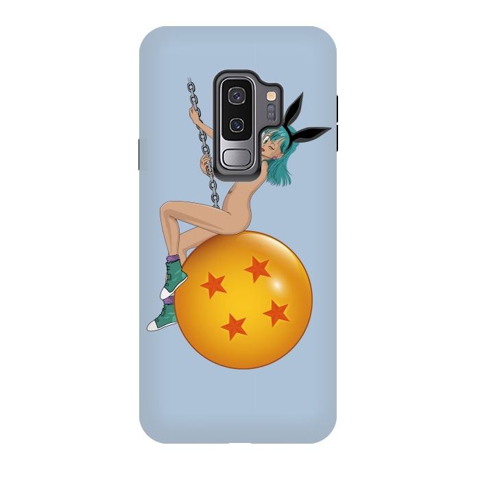 Galaxy S9 plus StrongFit Bunny Ball ( Nude) by Samiel Art