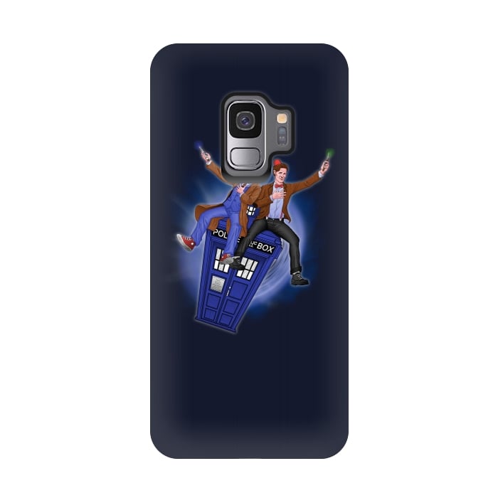 Galaxy S9 StrongFit THE DOCTOR'S TIMEY-WIMEY ADVENTURE by SKULLPY