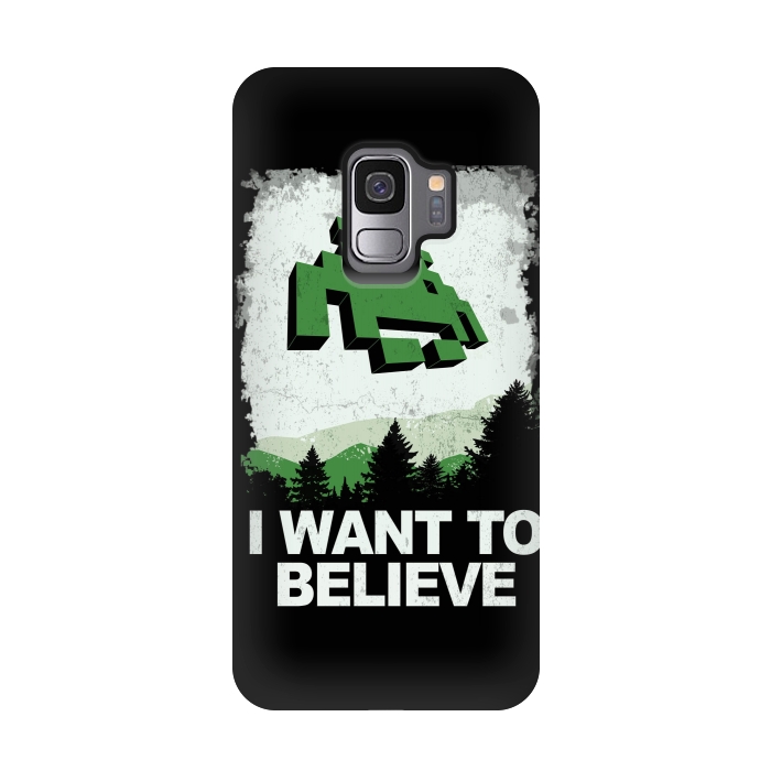 Galaxy S9 StrongFit I WANT TO BELIEVE by SKULLPY