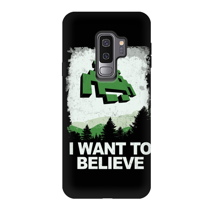 Galaxy S9 plus StrongFit I WANT TO BELIEVE by SKULLPY