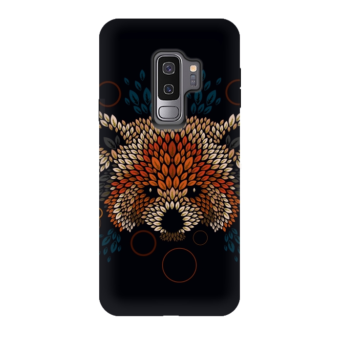 Galaxy S9 plus StrongFit Red Panda Face by Q-Artwork