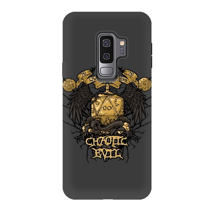 Galaxy S9 plus StrongFit Chaotic Evil by Q-Artwork