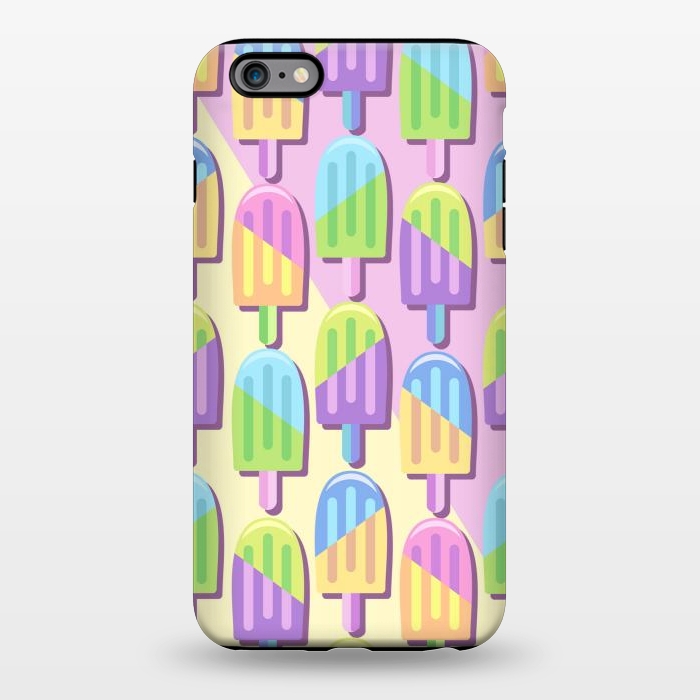 iPhone 6/6s plus StrongFit Ice Lollipops Popsicles Summer Punchy Pastels Colors by BluedarkArt
