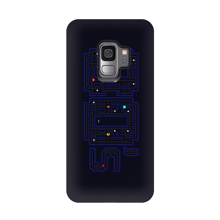 Galaxy S9 StrongFit FEELING 80'S - PACMAN by SKULLPY