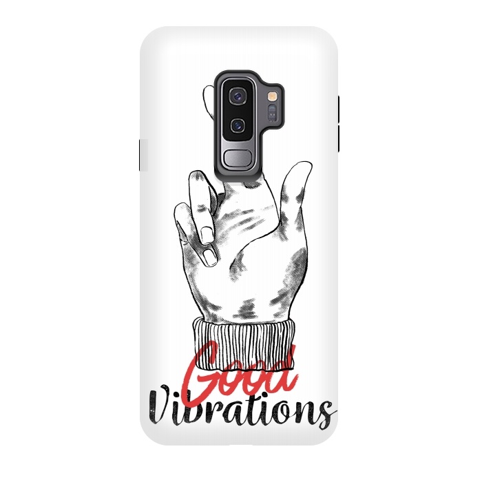 Galaxy S9 plus StrongFit Good Vibrations by Ilustrata