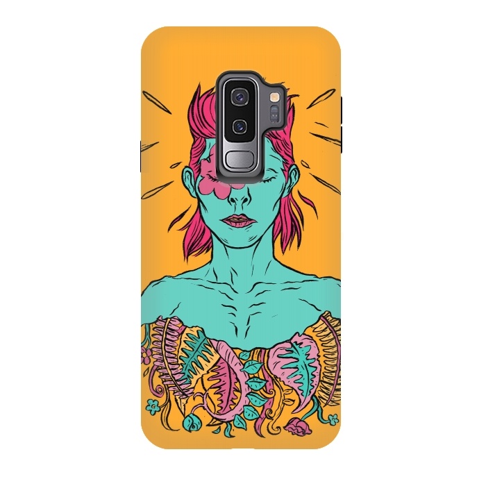 Galaxy S9 plus StrongFit Bowie by Ilustrata