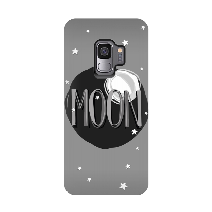 Galaxy S9 StrongFit Bright Moon & Stars by Dellán