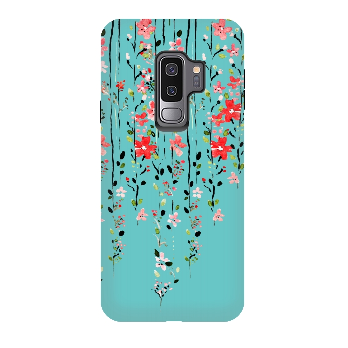Galaxy S9 plus StrongFit Floral Dilemma by Uma Prabhakar Gokhale