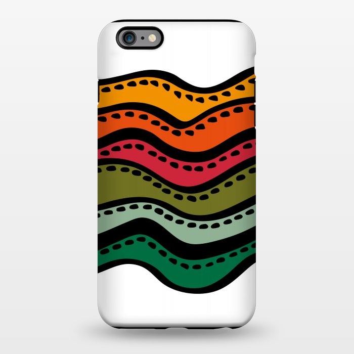 iPhone 6/6s plus StrongFit Color Waves by Majoih