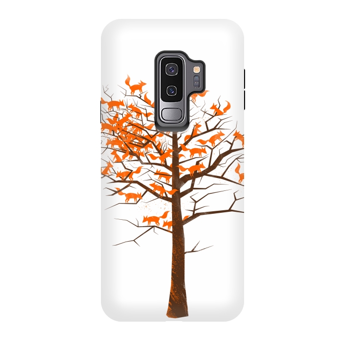 Galaxy S9 plus StrongFit Blazing Fox Tree by 38 Sunsets
