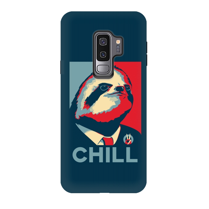 Galaxy S9 plus StrongFit Sloth For President by Grant Stephen Shepley