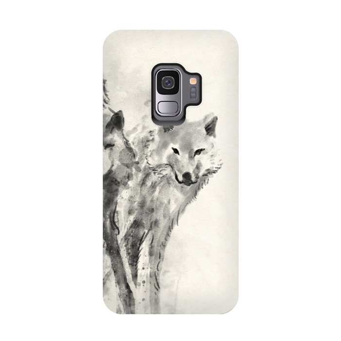 Galaxy S9 StrongFit Wild Wolf by 38 Sunsets
