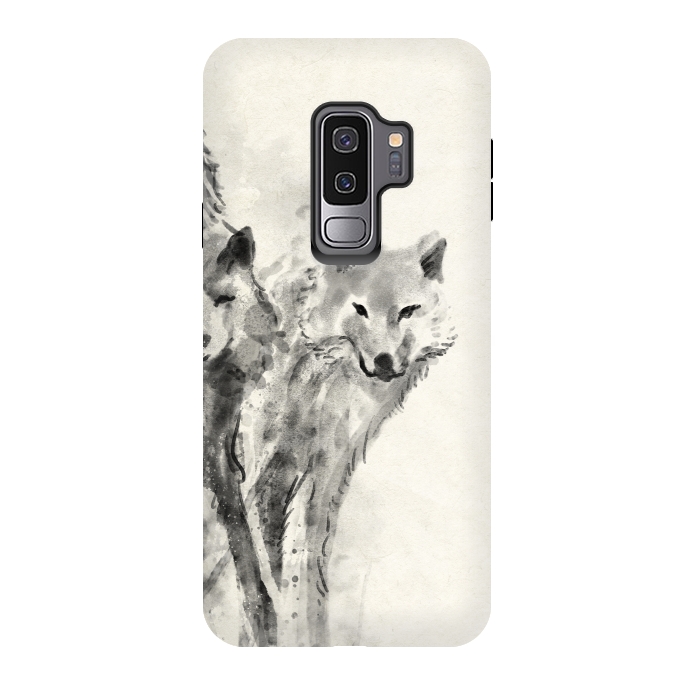 Galaxy S9 plus StrongFit Wild Wolf by 38 Sunsets