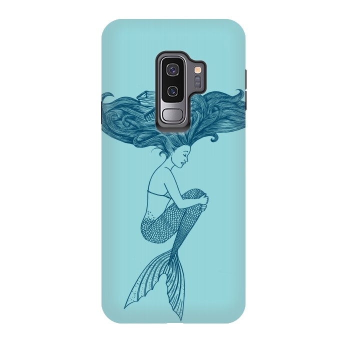 Galaxy S9 plus StrongFit Mermaid by Coffee Man