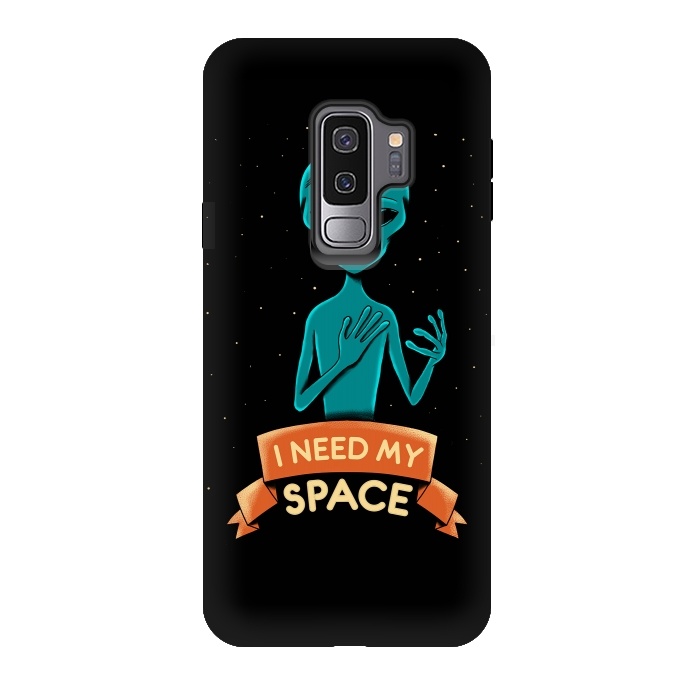 Galaxy S9 plus StrongFit I need my space by Coffee Man