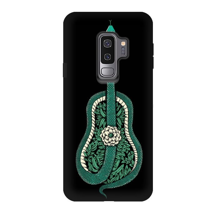 Galaxy S9 plus StrongFit Snake Guitar by Coffee Man