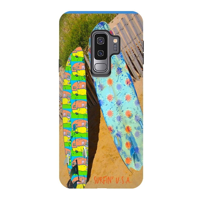 Galaxy S9 plus StrongFit Surfin USA by Bettie * Blue
