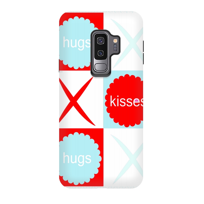 Galaxy S9 plus StrongFit Hugs & Kissies by Bettie * Blue