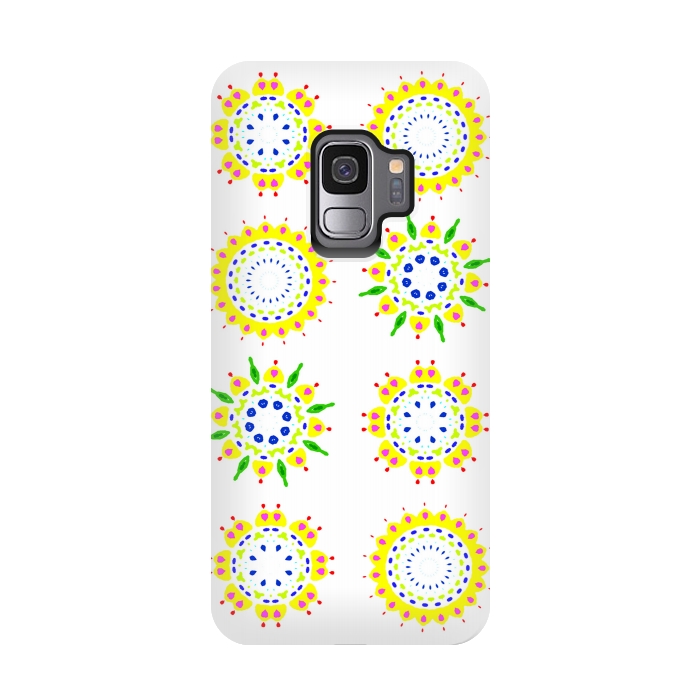 Galaxy S9 StrongFit Springtime  by Bettie * Blue