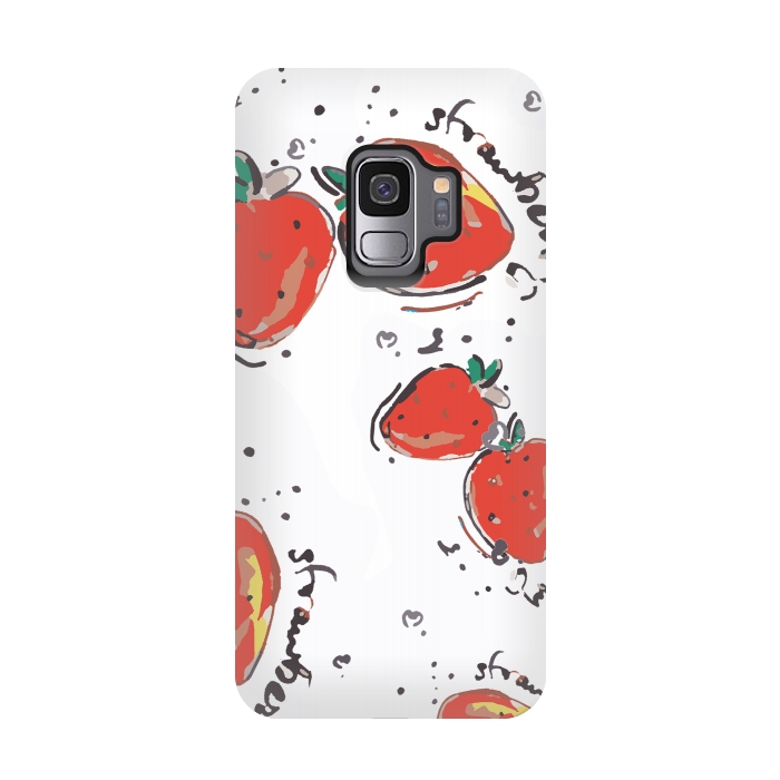 Galaxy S9 StrongFit Strawberry Crush by MUKTA LATA BARUA