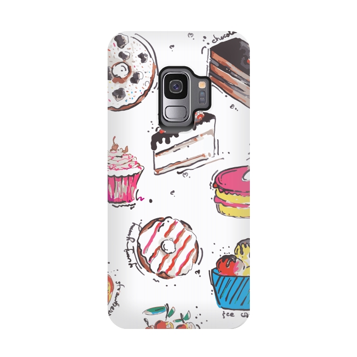 Galaxy S9 StrongFit Dessert Love by MUKTA LATA BARUA