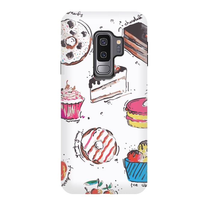 Galaxy S9 plus StrongFit Dessert Love by MUKTA LATA BARUA