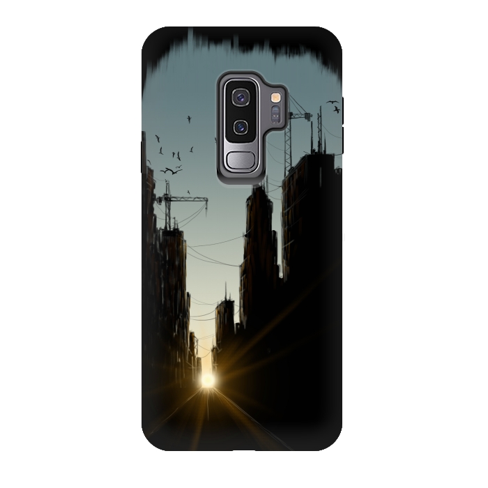 Galaxy S9 plus StrongFit Concrete Jungle by Alwin Aves