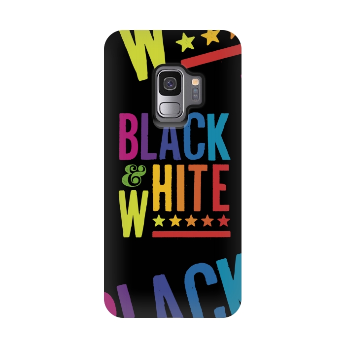 Galaxy S9 StrongFit Colorful Black & White by Dellán