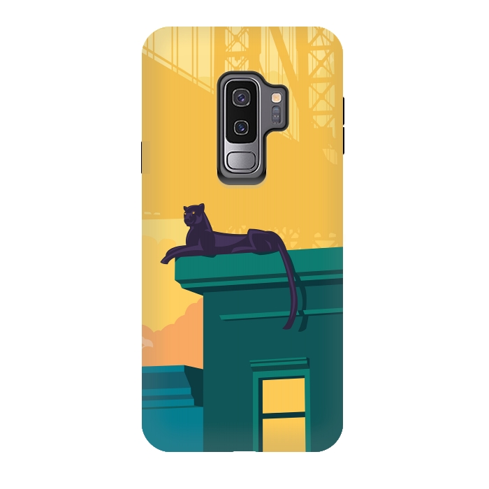Galaxy S9 plus StrongFit Urban jaguar by Roland Banrévi