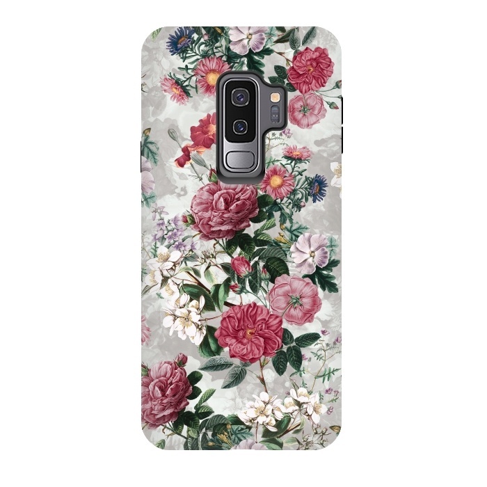 Galaxy S9 plus StrongFit Floral Pattern III by Riza Peker
