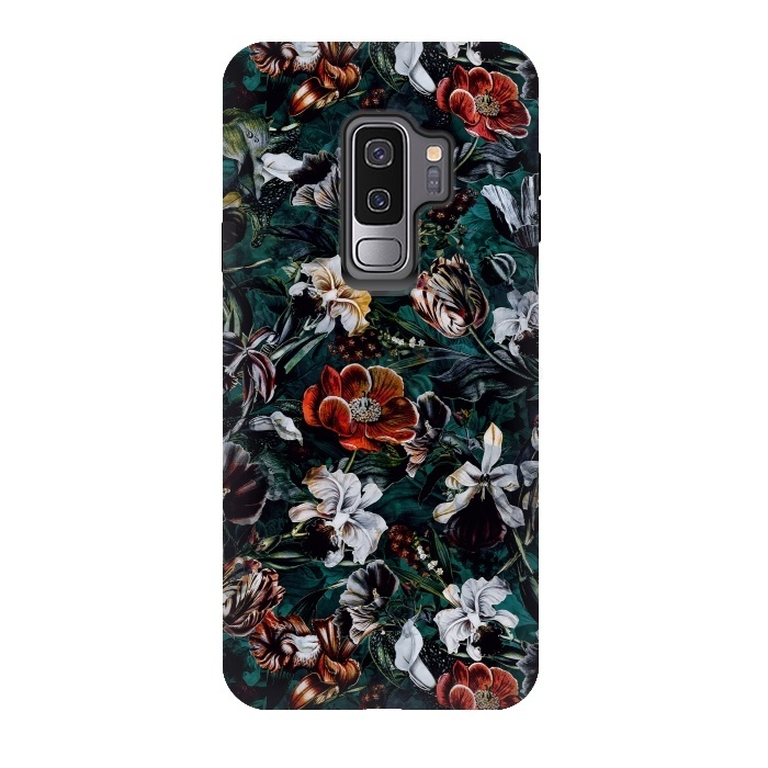 Galaxy S9 plus StrongFit Floral Pattern VI by Riza Peker
