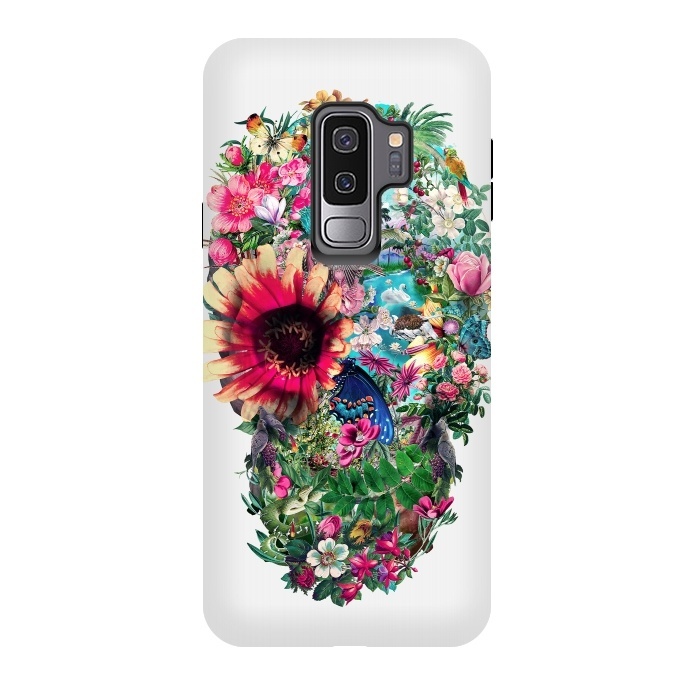 Galaxy S9 plus StrongFit Summer Skull II by Riza Peker