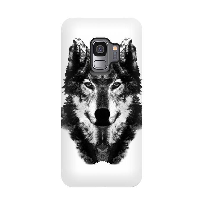 Galaxy S9 StrongFit The Black Forest Wolf  by Rui Faria
