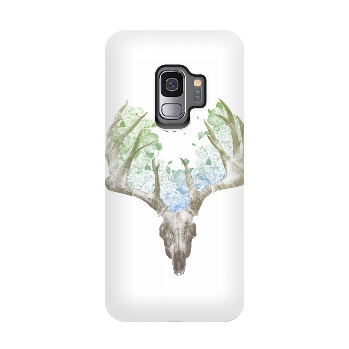 Galaxy S9 StrongFit Deer Skull by Rui Faria