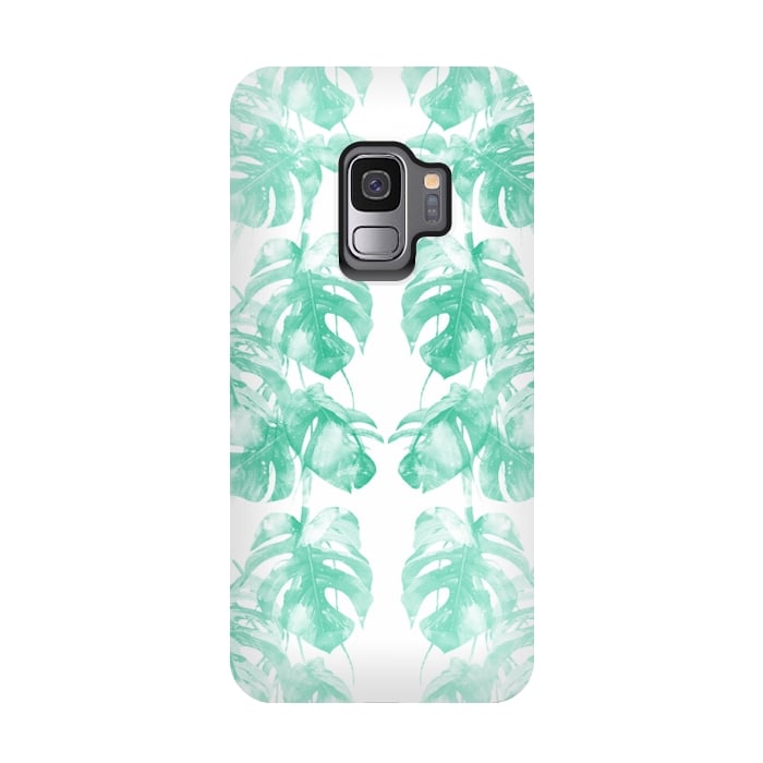 Galaxy S9 StrongFit Monstera Tropical Jungle  by Rui Faria