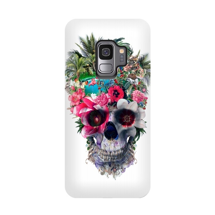 Galaxy S9 StrongFit Summer Skull III by Riza Peker