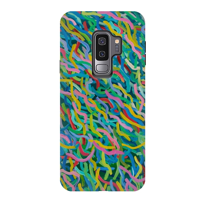 Galaxy S9 plus StrongFit Colour is Cool by Helen Joynson